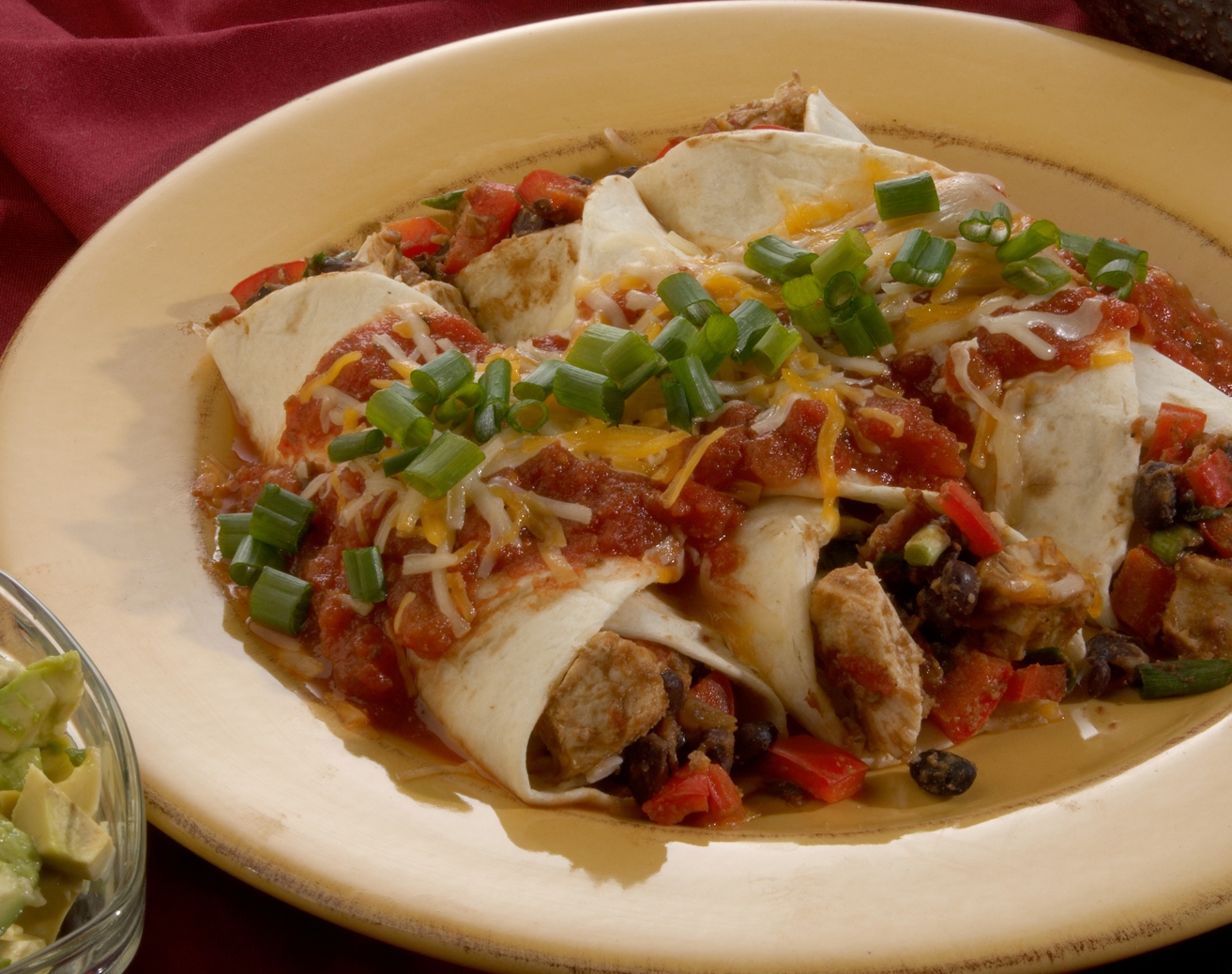 Chicken And Black Bean Enchiladas Recipe - Spry Living